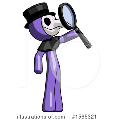 Royalty-Free (RF) Purple Design Mascot Clipart Illustration by Leo Blanchette - Stock Sample #1565321