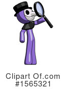 Purple Design Mascot Clipart #1565321 by Leo Blanchette