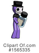 Purple Design Mascot Clipart #1565335 by Leo Blanchette