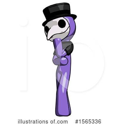 Royalty-Free (RF) Purple Design Mascot Clipart Illustration by Leo Blanchette - Stock Sample #1565336