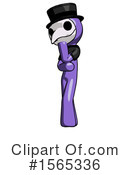 Purple Design Mascot Clipart #1565336 by Leo Blanchette