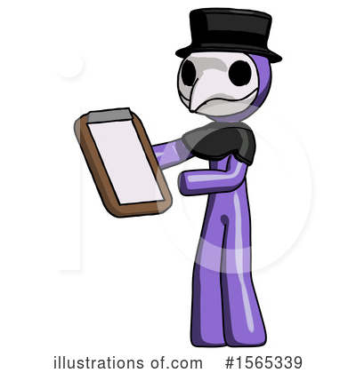 Royalty-Free (RF) Purple Design Mascot Clipart Illustration by Leo Blanchette - Stock Sample #1565339