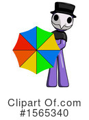 Purple Design Mascot Clipart #1565340 by Leo Blanchette