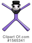 Purple Design Mascot Clipart #1565341 by Leo Blanchette
