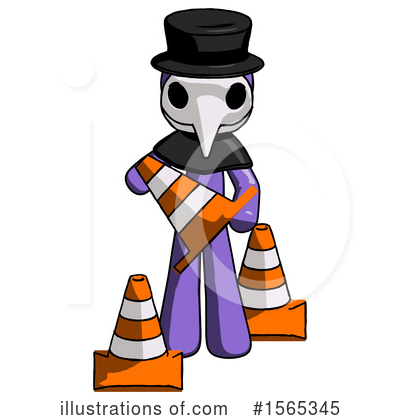 Royalty-Free (RF) Purple Design Mascot Clipart Illustration by Leo Blanchette - Stock Sample #1565345