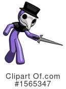 Purple Design Mascot Clipart #1565347 by Leo Blanchette