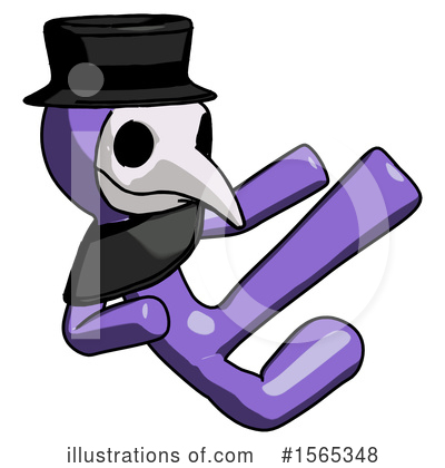 Royalty-Free (RF) Purple Design Mascot Clipart Illustration by Leo Blanchette - Stock Sample #1565348