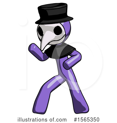 Royalty-Free (RF) Purple Design Mascot Clipart Illustration by Leo Blanchette - Stock Sample #1565350