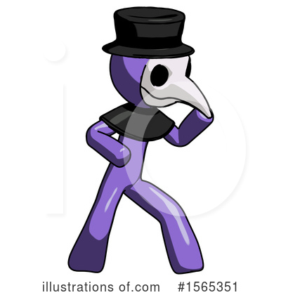 Royalty-Free (RF) Purple Design Mascot Clipart Illustration by Leo Blanchette - Stock Sample #1565351
