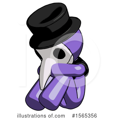 Royalty-Free (RF) Purple Design Mascot Clipart Illustration by Leo Blanchette - Stock Sample #1565356