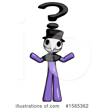 Royalty-Free (RF) Purple Design Mascot Clipart Illustration by Leo Blanchette - Stock Sample #1565362