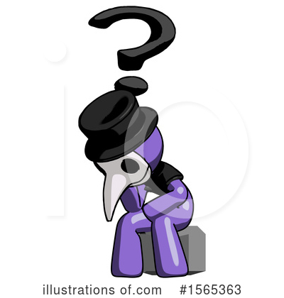 Royalty-Free (RF) Purple Design Mascot Clipart Illustration by Leo Blanchette - Stock Sample #1565363