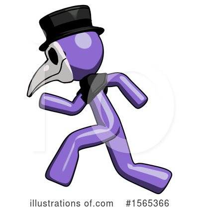 Royalty-Free (RF) Purple Design Mascot Clipart Illustration by Leo Blanchette - Stock Sample #1565366