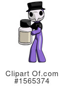 Purple Design Mascot Clipart #1565374 by Leo Blanchette