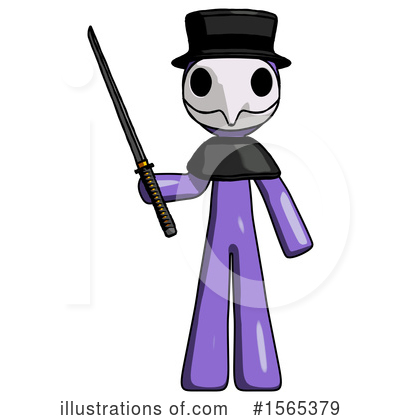 Royalty-Free (RF) Purple Design Mascot Clipart Illustration by Leo Blanchette - Stock Sample #1565379
