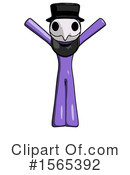Purple Design Mascot Clipart #1565392 by Leo Blanchette