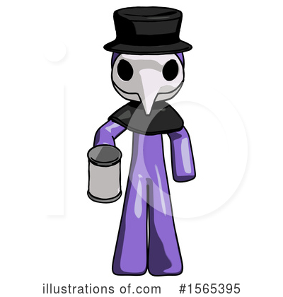 Royalty-Free (RF) Purple Design Mascot Clipart Illustration by Leo Blanchette - Stock Sample #1565395