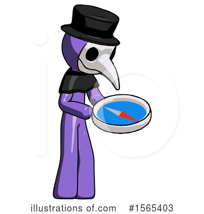 Royalty-Free (RF) Purple Design Mascot Clipart Illustration by Leo Blanchette - Stock Sample #1565403