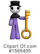 Purple Design Mascot Clipart #1565405 by Leo Blanchette