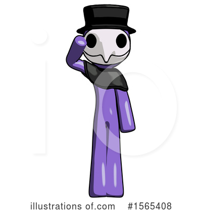 Royalty-Free (RF) Purple Design Mascot Clipart Illustration by Leo Blanchette - Stock Sample #1565408