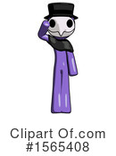 Purple Design Mascot Clipart #1565408 by Leo Blanchette