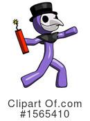Purple Design Mascot Clipart #1565410 by Leo Blanchette