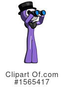Purple Design Mascot Clipart #1565417 by Leo Blanchette