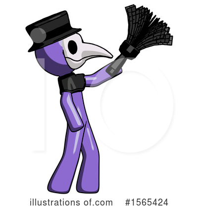 Royalty-Free (RF) Purple Design Mascot Clipart Illustration by Leo Blanchette - Stock Sample #1565424