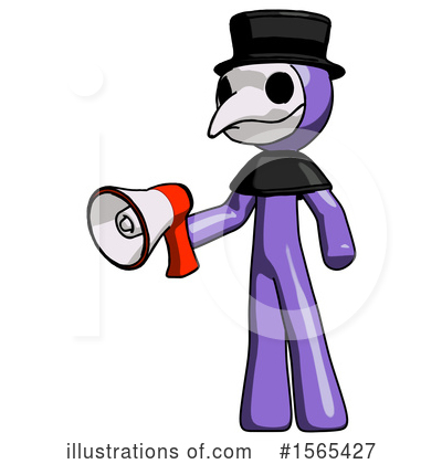 Royalty-Free (RF) Purple Design Mascot Clipart Illustration by Leo Blanchette - Stock Sample #1565427
