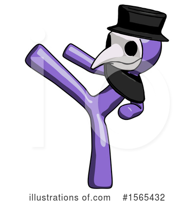 Royalty-Free (RF) Purple Design Mascot Clipart Illustration by Leo Blanchette - Stock Sample #1565432