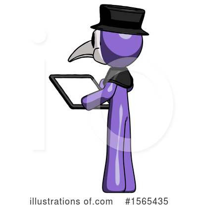 Royalty-Free (RF) Purple Design Mascot Clipart Illustration by Leo Blanchette - Stock Sample #1565435