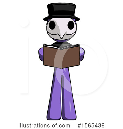 Royalty-Free (RF) Purple Design Mascot Clipart Illustration by Leo Blanchette - Stock Sample #1565436