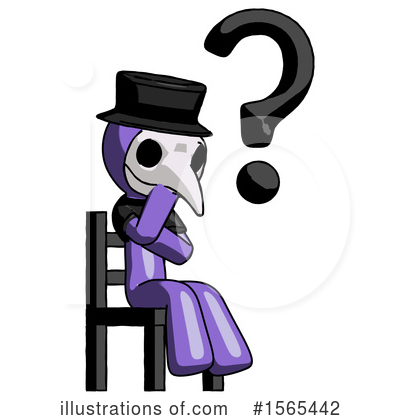Royalty-Free (RF) Purple Design Mascot Clipart Illustration by Leo Blanchette - Stock Sample #1565442