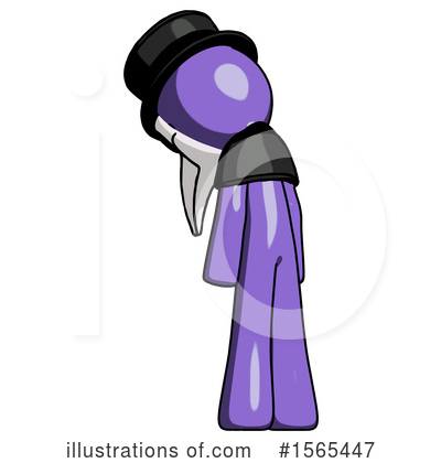 Royalty-Free (RF) Purple Design Mascot Clipart Illustration by Leo Blanchette - Stock Sample #1565447