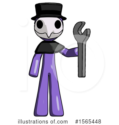Royalty-Free (RF) Purple Design Mascot Clipart Illustration by Leo Blanchette - Stock Sample #1565448