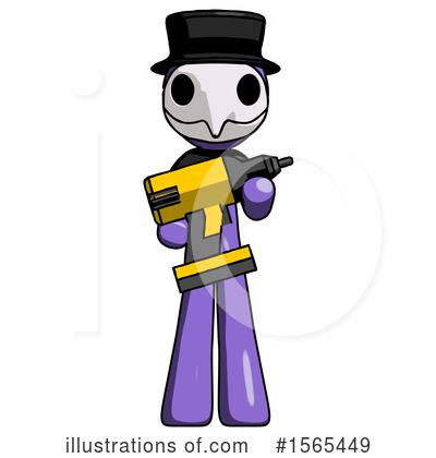 Royalty-Free (RF) Purple Design Mascot Clipart Illustration by Leo Blanchette - Stock Sample #1565449