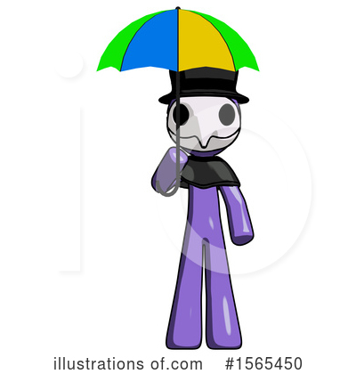 Royalty-Free (RF) Purple Design Mascot Clipart Illustration by Leo Blanchette - Stock Sample #1565450