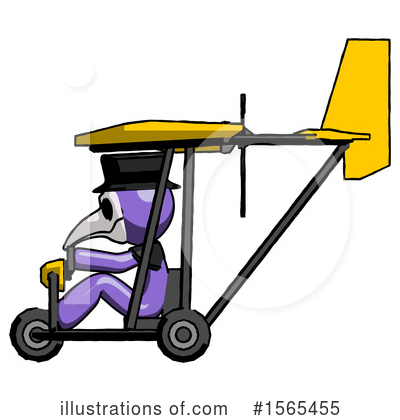 Royalty-Free (RF) Purple Design Mascot Clipart Illustration by Leo Blanchette - Stock Sample #1565455