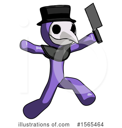 Royalty-Free (RF) Purple Design Mascot Clipart Illustration by Leo Blanchette - Stock Sample #1565464