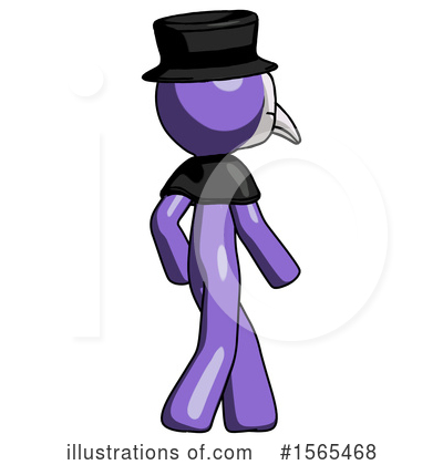 Royalty-Free (RF) Purple Design Mascot Clipart Illustration by Leo Blanchette - Stock Sample #1565468