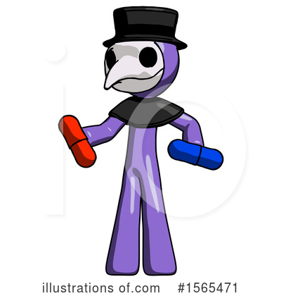 Royalty-Free (RF) Purple Design Mascot Clipart Illustration by Leo Blanchette - Stock Sample #1565471