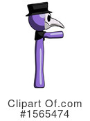 Purple Design Mascot Clipart #1565474 by Leo Blanchette