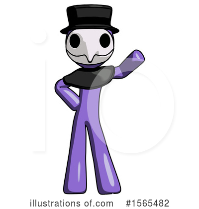 Royalty-Free (RF) Purple Design Mascot Clipart Illustration by Leo Blanchette - Stock Sample #1565482