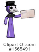 Purple Design Mascot Clipart #1565491 by Leo Blanchette