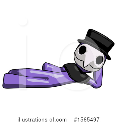Royalty-Free (RF) Purple Design Mascot Clipart Illustration by Leo Blanchette - Stock Sample #1565497