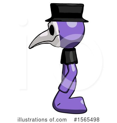 Royalty-Free (RF) Purple Design Mascot Clipart Illustration by Leo Blanchette - Stock Sample #1565498