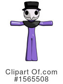 Purple Design Mascot Clipart #1565508 by Leo Blanchette