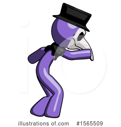 Royalty-Free (RF) Purple Design Mascot Clipart Illustration by Leo Blanchette - Stock Sample #1565509