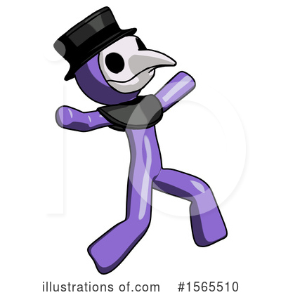 Royalty-Free (RF) Purple Design Mascot Clipart Illustration by Leo Blanchette - Stock Sample #1565510