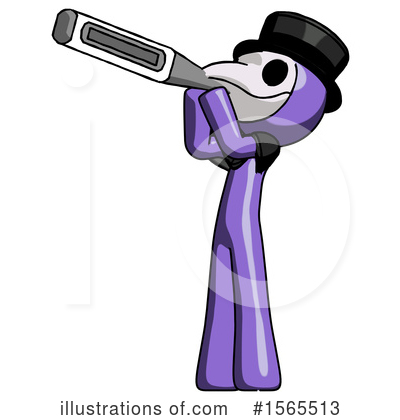 Royalty-Free (RF) Purple Design Mascot Clipart Illustration by Leo Blanchette - Stock Sample #1565513